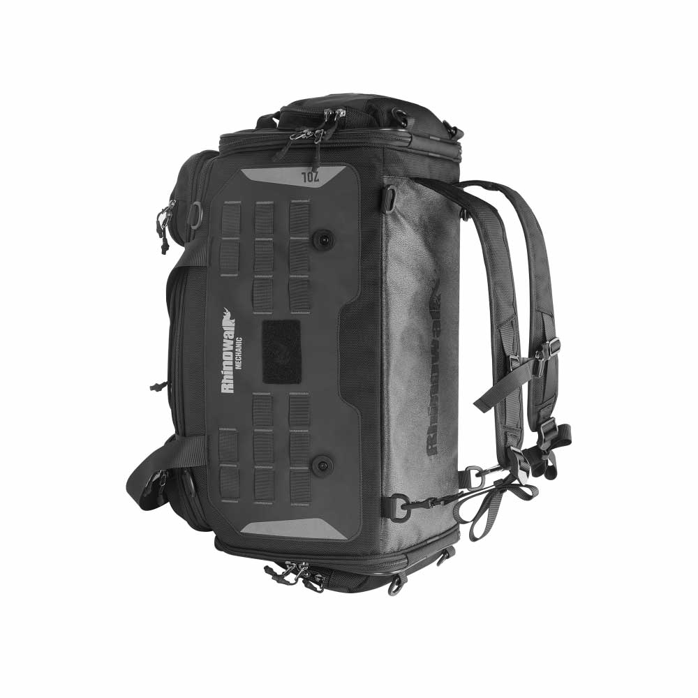Rhinowalk Mechanics Series MJX2003BK This 50-70l Tail Seat Bag is a spacious and versatile bag.